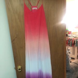 Ombré maxi dress